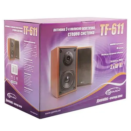Акустическая система Gemix 2.0 TF-611 Black (TF-611 Black) - фото 3