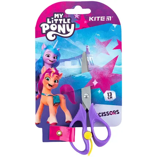 Ножиці дитячі з пружиною Kite My Little Pony 13 см фіолетові (LP24-129) - фото 2