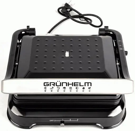 Прижимной контактный гриль Grunhelm G2013 2000 Вт - фото 8
