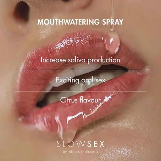 Спрей для посилення слиновиділення Bijoux Indiscrets Slow Sex MouthwateRing spray - фото 4