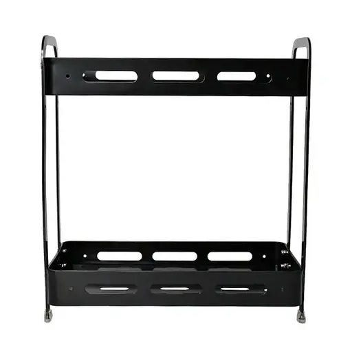 Полиця Homax дворівнева прямокутна алюмінієва 35.9х33.3х15.5 см чорна (EBA-3540 BL) - фото 2