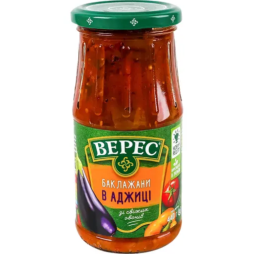 Баклажани Верес в аджиці 440 г