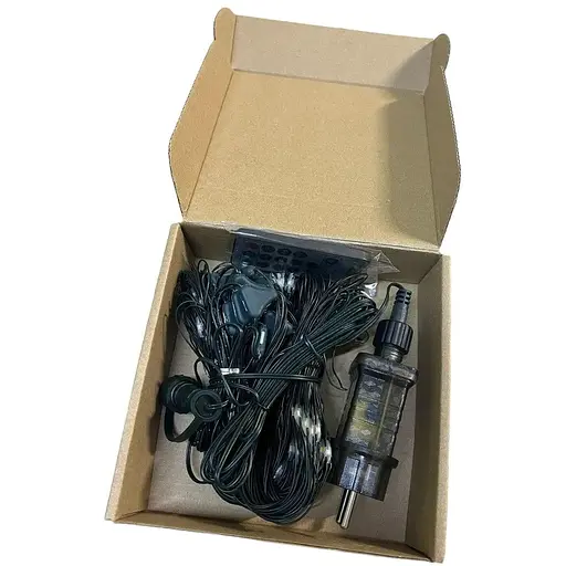 Гирлянда сетка уличная 180 LED 3х2 метра для садово-паркового дизайна с пультом управления - фото 3