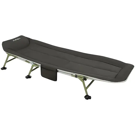 Раскладушка X-Fish Camp Bed+ 190х64х30 см Grey