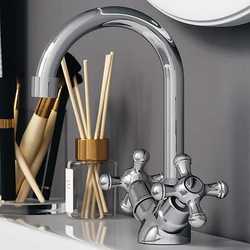 Змішувач для раковини DAMIXA Retro (230210000) - фото 6