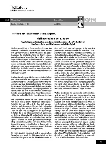 TestDaF Musterprufung 3. Heft mit CD. Test Deutsch als Fremdsprache - фото 15