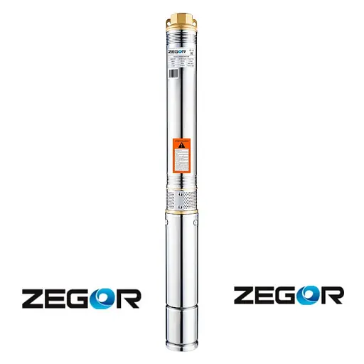 Насос глибинний відцентровий Zegor 3SDM224-0,75 кабель 8 м + ремкомплект 30412 - фото 2