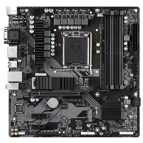 Материнская плата Gigabyte B760M DS3H DDR4 LGA 1700 (B760M DS3H DDR4) - фото 2