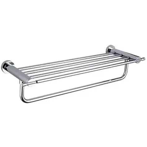 Полиця з тримачем для рушників Gappo хром, 580 мм G1824 - фото 1