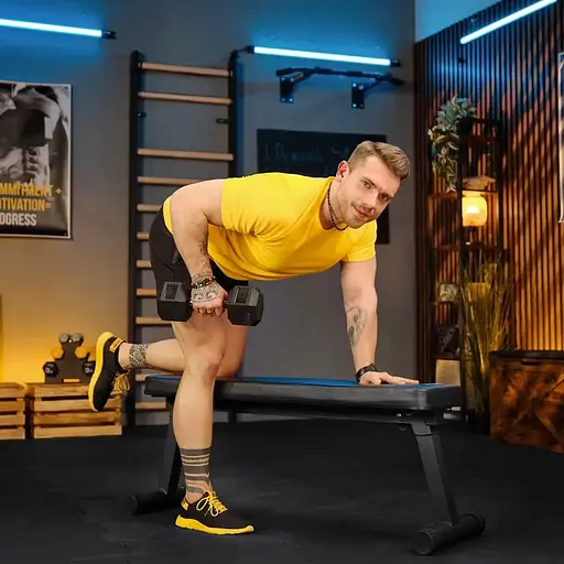 Гантеля шестигранная Trex Sport прорезиненная TX-100RD 10кг - фото 9