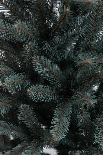 Новорічна штучна ялинка 1,5 м блакитна Різдвяна ніч реалістична Преміум LUGI SOK-22-3 - фото 6