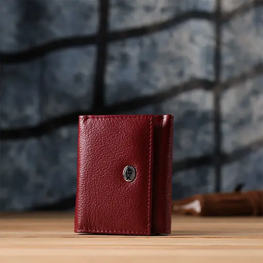 Жіночий гаманець із натуральної шкіри ST Leather 9.5х7.5х2 см acs0029673 - фото 9