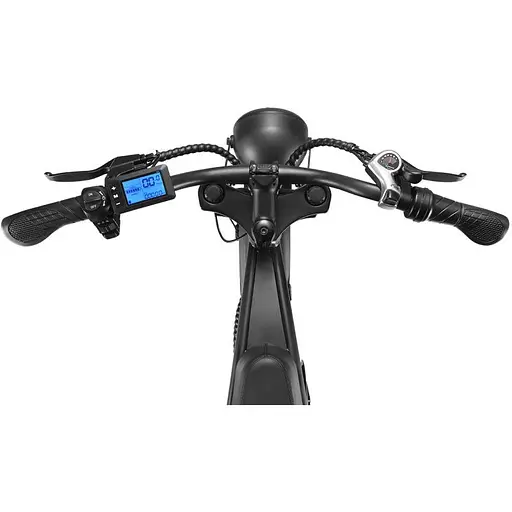 Всесезонный электровелосипед OUXI V8, 1000 Вт, макс. скорость 50 км/ч, запас хода 90 км, черный - фото 6