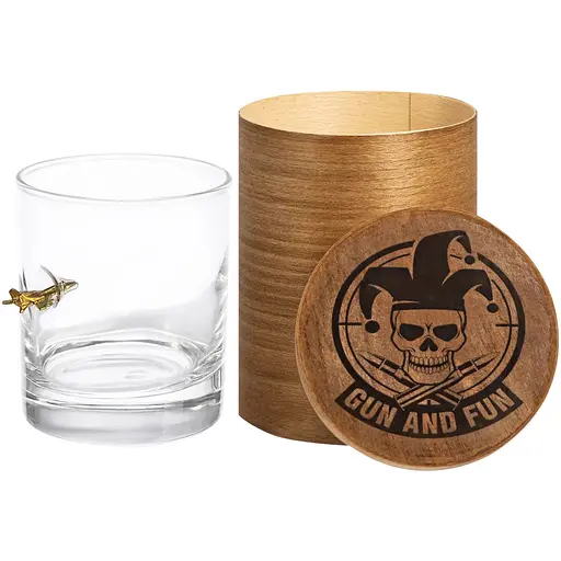 Стакан Gun&Fun с моделью самолета МИГ-29, 300 мл - фото 2