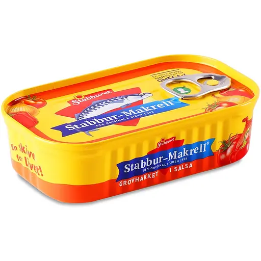 Макрель Stabburet филе измельченное в сальсе 110 г - фото 2