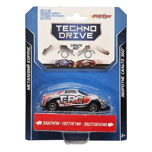 Игрушечная машинка Крутой переворот Flip'ems TechnoDrive 1312-4 переворот на 360°