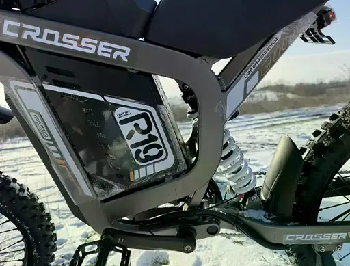 Електровелосипед Фетбайк Crosser Ендуро R19 (3000W, 72V, 40Ah) - фото 6