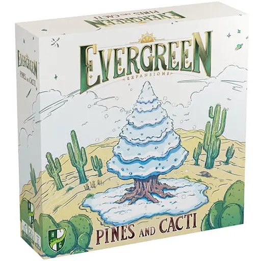 Настільна гра Games 7 Days Evergreen: сосни та кактуси (Evergreen: Pines and Cacti) (англ.) + QR-код на укр. правила (HG171) - фото 1