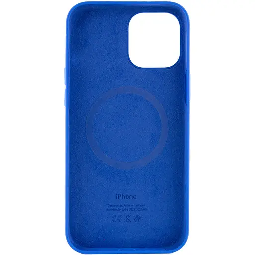 Чохол Silicone case AAA with Magsafe and Animation для Apple iPhone 12 Pro Max 6.7 Синій/Capri Blue - фото 3