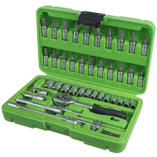 Набор головок Alloid 1/4, 4-14 мм 46 предметов (НГ-2046П) - фото 2