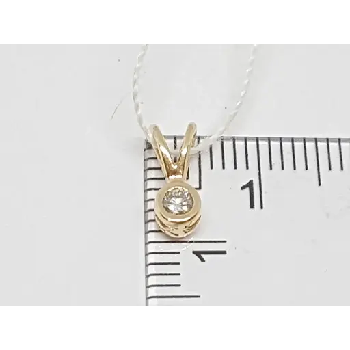 Золота підвіска Персей ФП з діамантом. 3041560 - фото 4