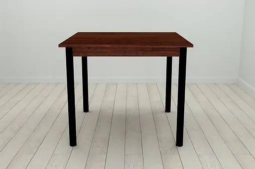 Стіл кухонний Ferrum-decor Агата 75x90x90 Чорний ДСП Венге 16мм (FRD-105602)