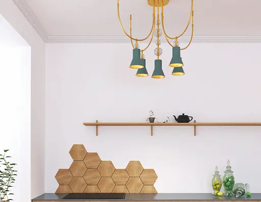 Люстра ARCH 5U PikArt арт. 23665 Золотий - фото 3