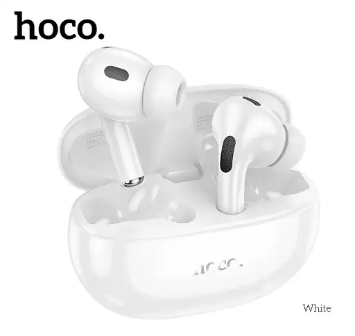 Наушники беспроводные Hoco EW60 Norman true wireless BT headset 30/ 300mAh 4h Белый  - фото 2