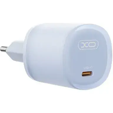 Мережевий зарядний пристрій XO L143(EU) PD20W Single USB-C Charger Синій - фото 1