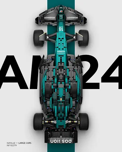 Конструктор Nifeliz Болід F1 Aston Martin (NF10279) - фото 4