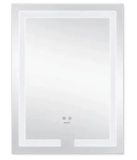 Дзеркало Kroner KRM Spiegel VR1 - 5080 з LED-підсвічуванням та антизапітнінням (CV030039) - фото 2