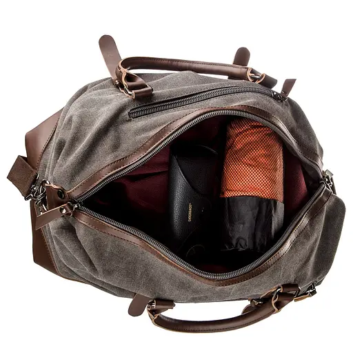 Дорожня сумка текстильна Vintage 45х30х20 см sum0014009 - фото 4