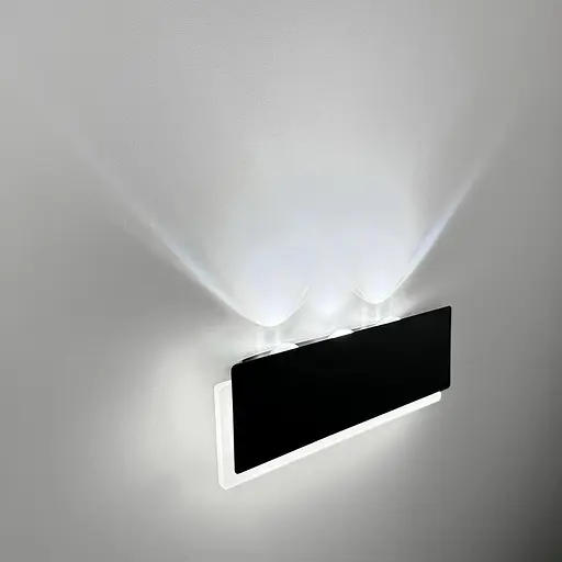 Світильник Line F стіновий чорний на 3 лінзи з правої сторони Арт. B 321/2 L - фото 5