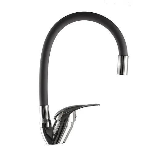 Смеситель для кухни EcoMix E-GEZ-203SLR-Gray Графит - фото 1