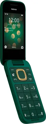Кнопковий телефон Nokia 2660 Flip Green (UA) - фото 2