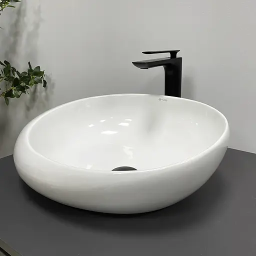 Умивальник VBI Riccia білий накладний VBI-017200, Білий - фото 4