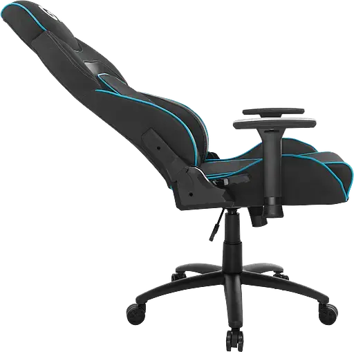 Геймерское кресло GT Racer черное с синим (X-2569 Black/Blue) - фото 4