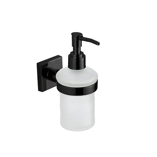 Дозатор для рідкого мила VBI Saturn black VBI-040306BL, Чорний матовий - фото 1