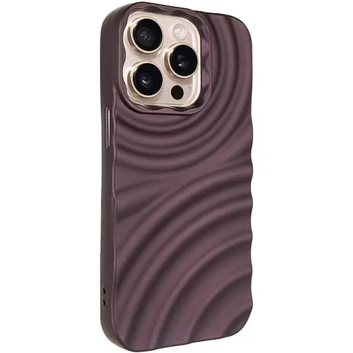 Чохол Epik TPU MonoWave для Apple iPhone 15 Pro 6.1 Brown - фото 1
