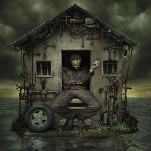 Tom Waits by Matt Mahurin - фото 7