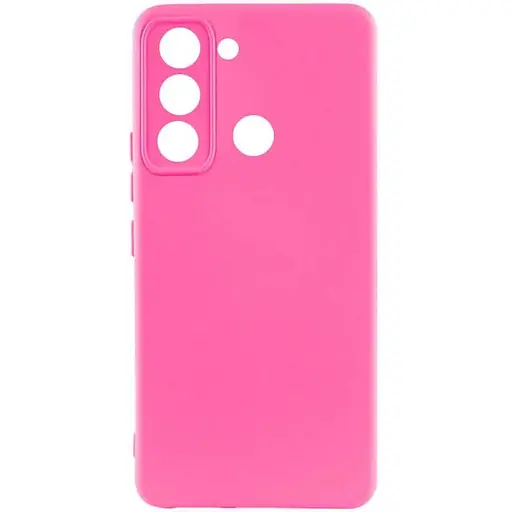 Чехол Lakshmi Silicone Cover Full Camera (AAA) для Tecno Pop 5 LTE Розовый / Barbie pink