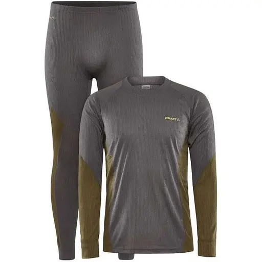 Комплект термобелья Craft Core Dry Baselayer Set Man Grey S (1068-1909707 S 985636)