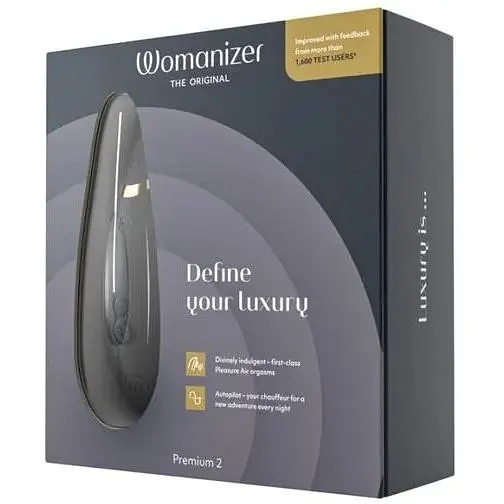 Вакуумний кліторальний стимулятор Womanizer Premium 2 Black - фото 8