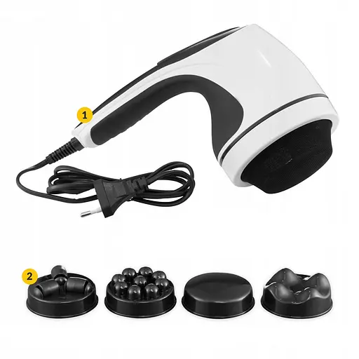 Антицелюлітний ручний масажер для тіла 4FIZJO Body Shaping 4 в 1 4FJ0557 White (P-5907739319111) - фото 4