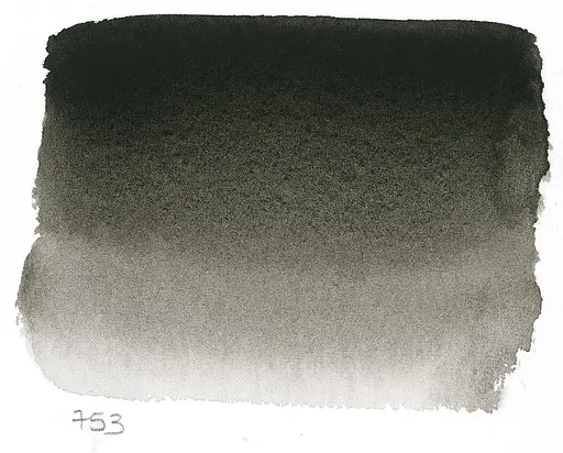 Акварельна фарба Sennelier L'Aquarelle, 10 мл, S1, Сажовий чорний (Lamp Black) - фото 2