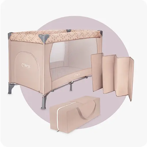 Манеж классический MoMi Belove Beige (LOZE00027) - фото 4