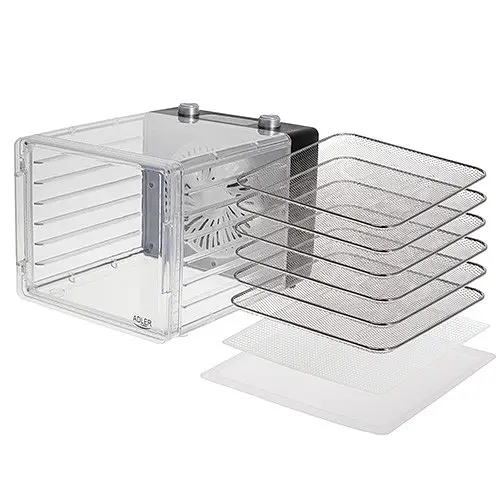 Сушарка-дегідратор для грибів трав та продуктів Adler AD 6660 6 програм 48 год 30–75°C - фото 6