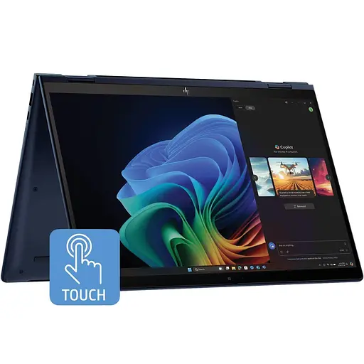 Ноутбук HP 14 EliteBook X Flip G1i WUXGA Touch/Intel U5-228V/32GB/512SSD/UMA/W11P/Blue (B9ZU8ET) - фото 4