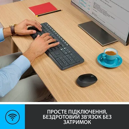 Комплект беспроводной Logitech MK235 UA (920-007931) - фото 4