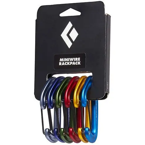 Набір карабінів 6 шт Black Diamond MiniWire Rackpack (1033-BD 381129.0000)